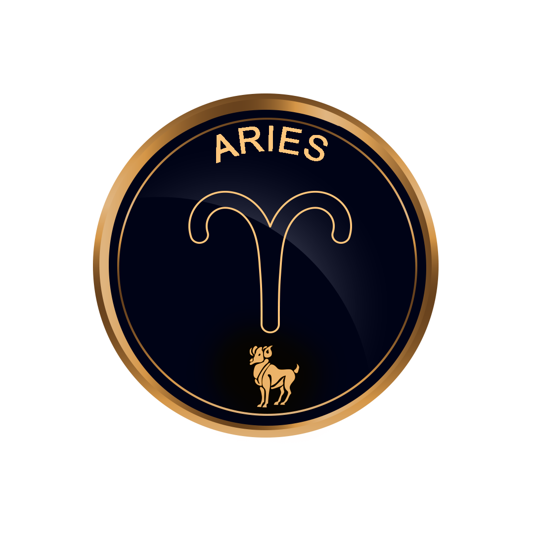 Golden Aries png, Gold Aries symbol, Aries zodiac sign png, picsart transparent Aries png full hd images download